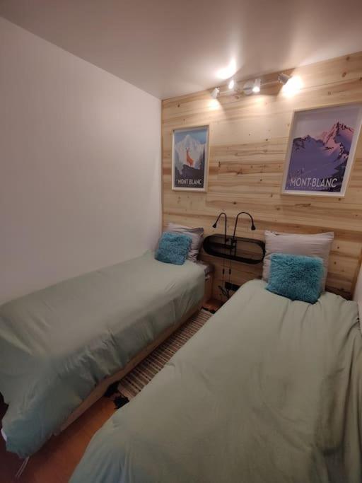 Apartement Vue Montage Magnifique 2Ch 5Mn Piste 3 Les Houches Exterior foto