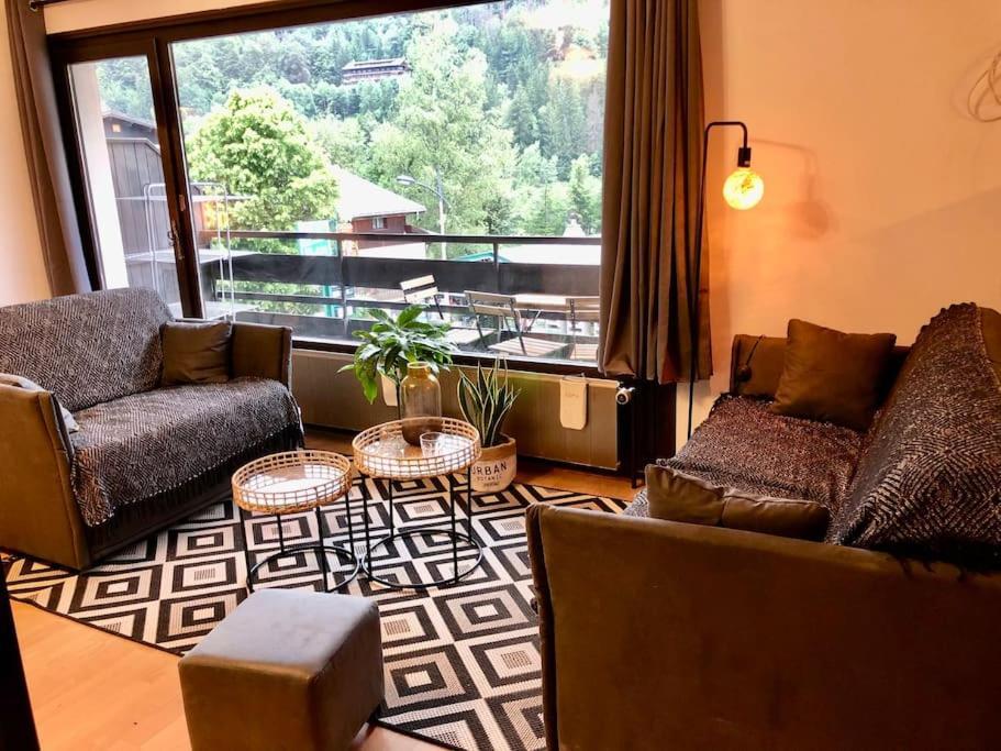 Apartement Vue Montage Magnifique 2Ch 5Mn Piste 3 Les Houches Exterior foto