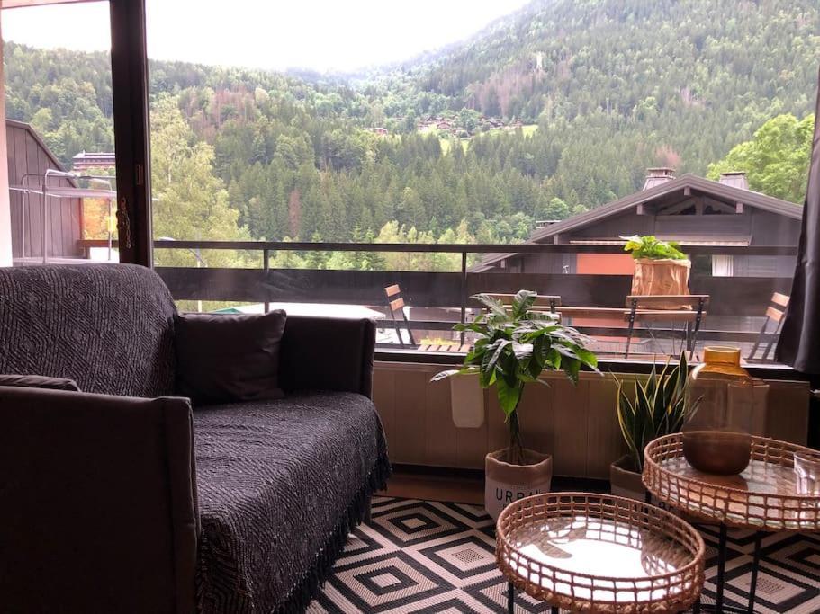 Apartement Vue Montage Magnifique 2Ch 5Mn Piste 3 Les Houches Exterior foto