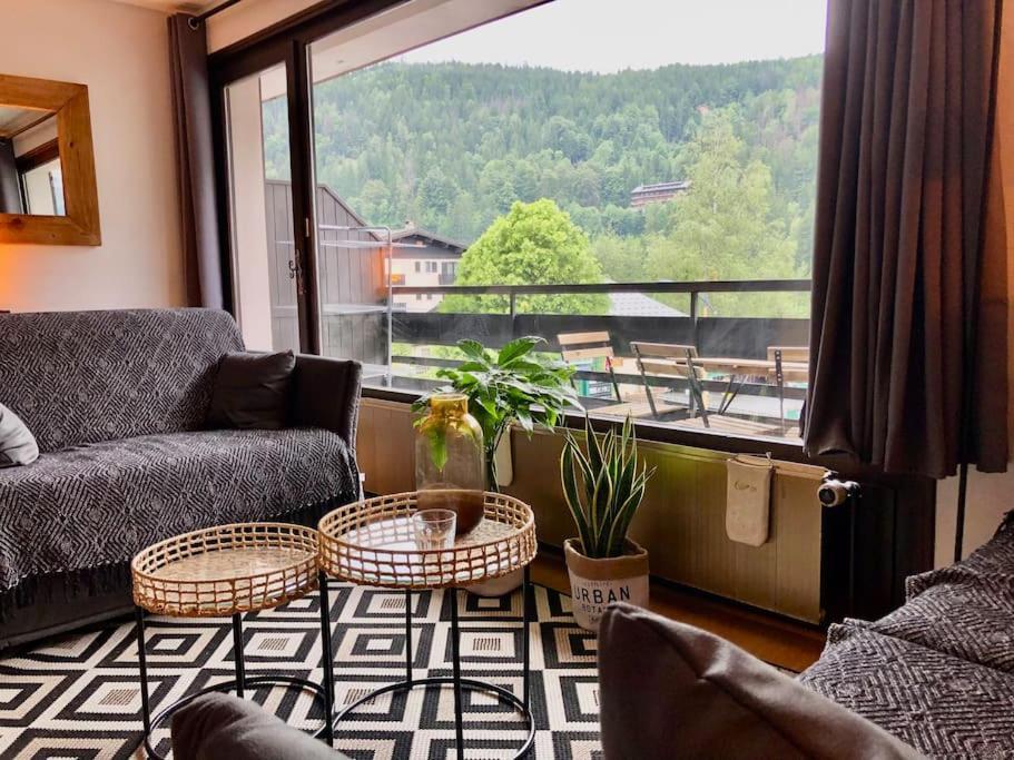 Apartement Vue Montage Magnifique 2Ch 5Mn Piste 3 Les Houches Exterior foto
