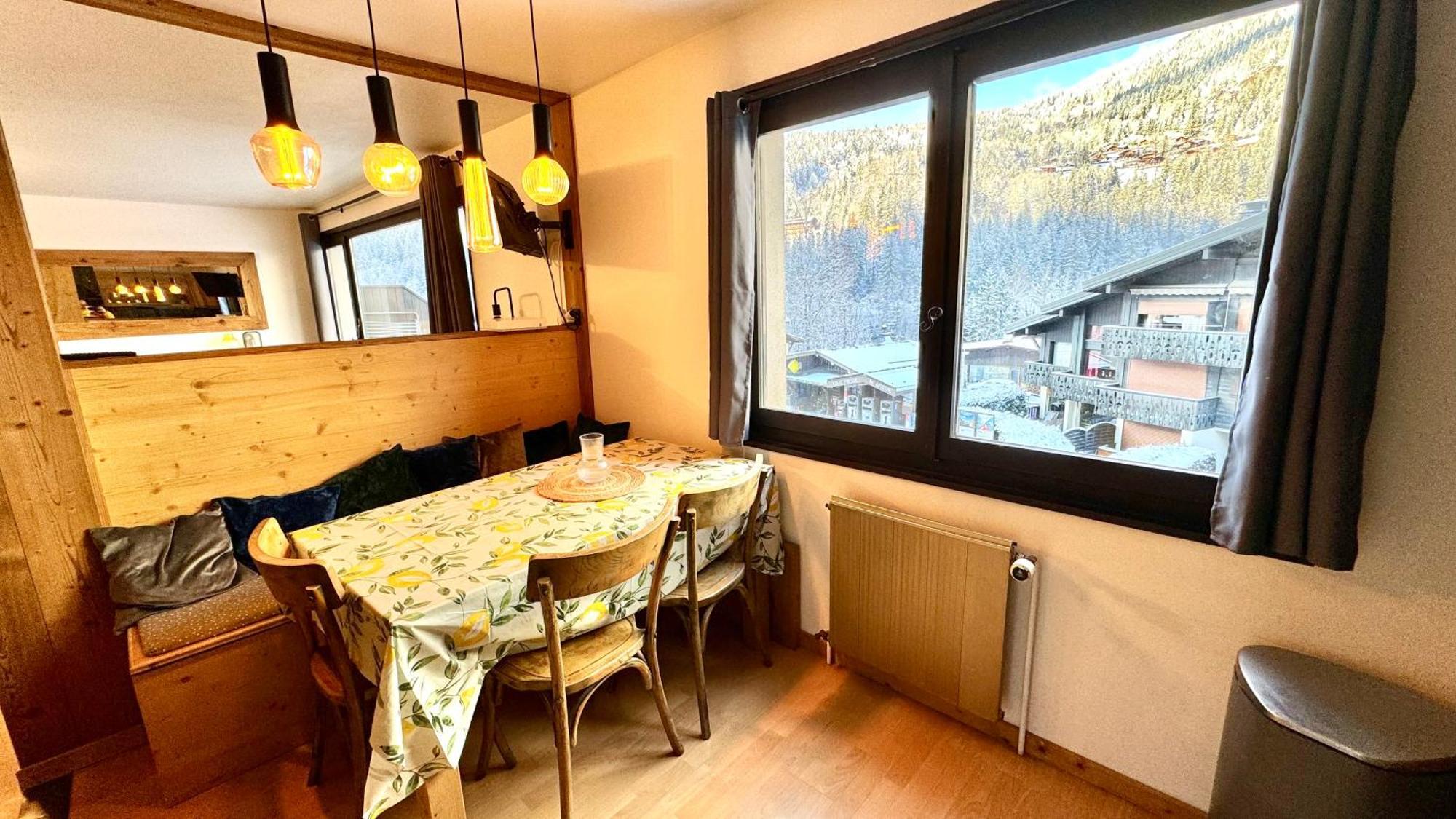Apartement Vue Montage Magnifique 2Ch 5Mn Piste 3 Les Houches Exterior foto